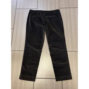 streetwear J.jill corduroy straight Leg pants 10P brown stretch nwt